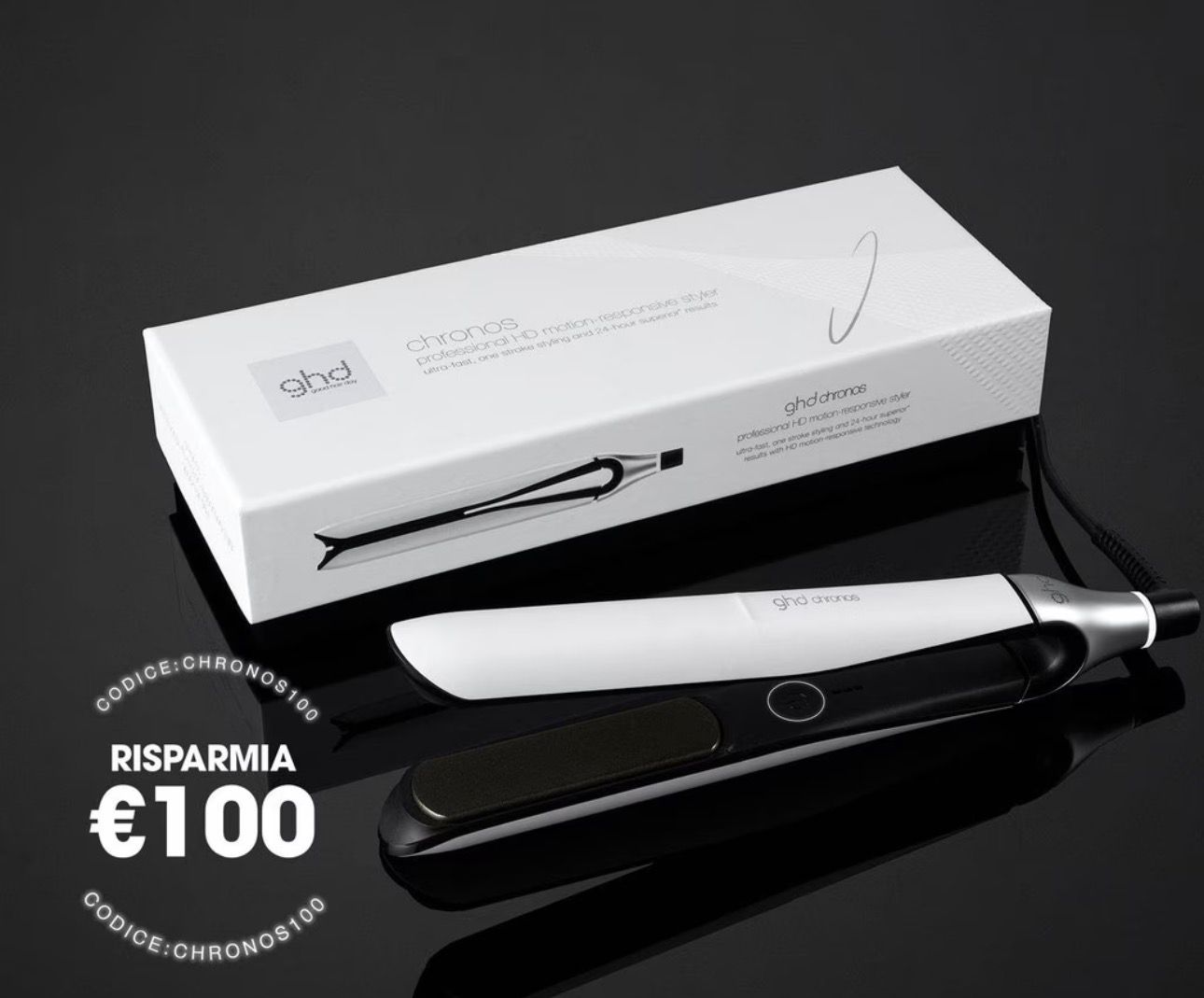 Ghd Chronos con tecnologia HD motion-responsive